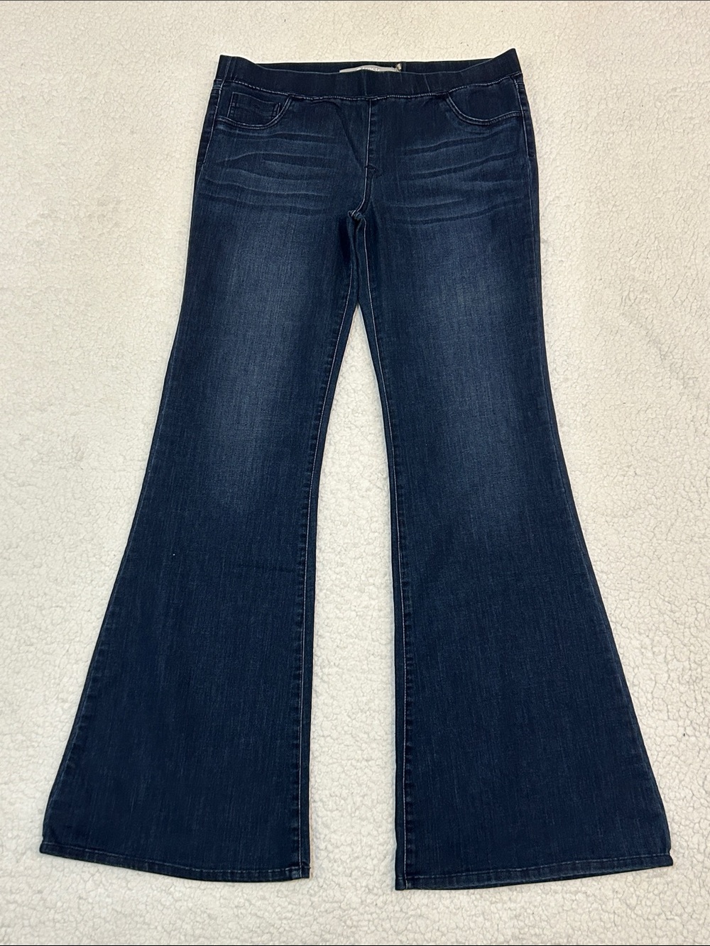 Tractr Pull On Mid Rise Flare Jeans size 31 Dark Wash Western Festival - Picture 1 of 13